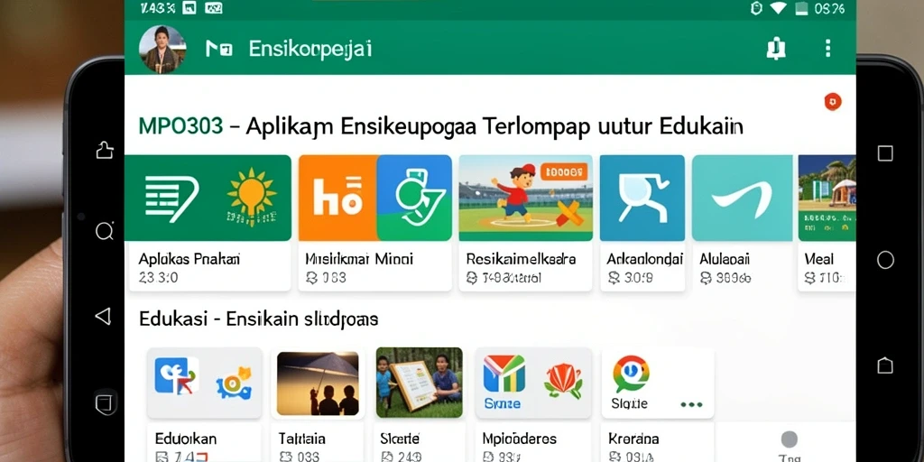 Tampilan antarmuka MPO303 yang menarik dan informatif.